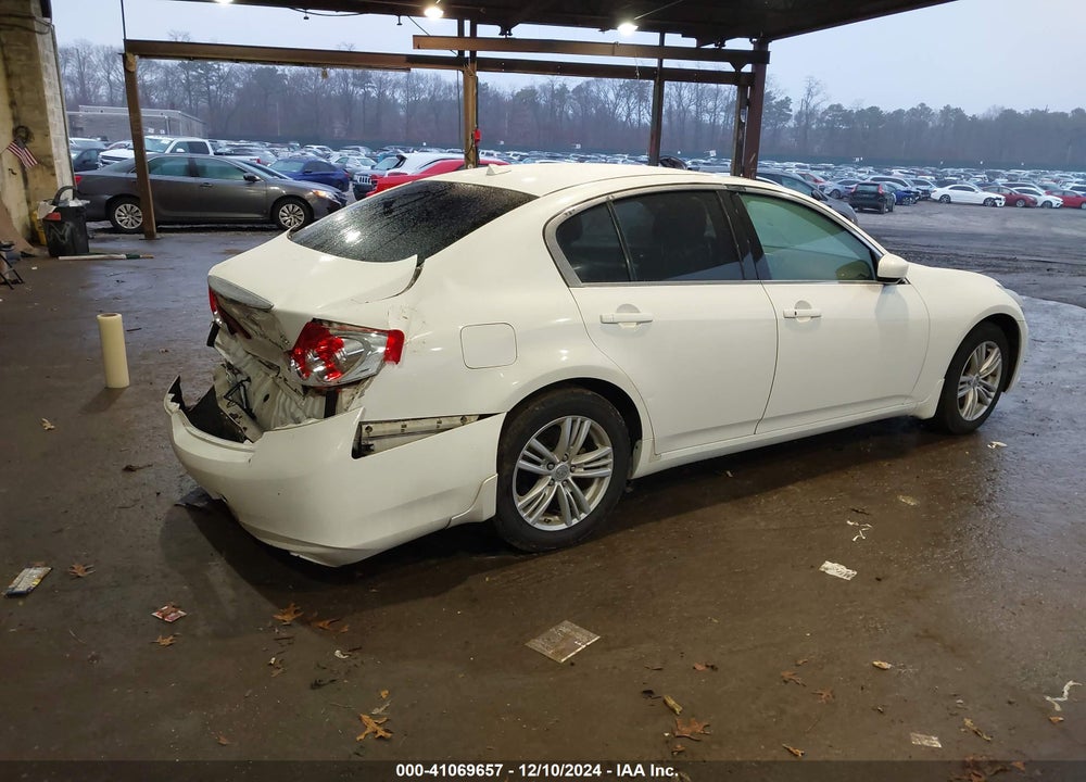 2012 INFINITI G25X VIN: JN1DV6AR5CM861175
