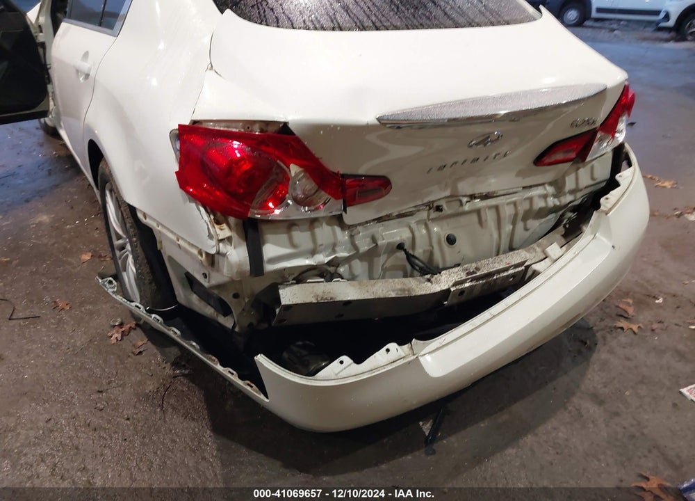 2012 INFINITI G25X VIN: JN1DV6AR5CM861175
