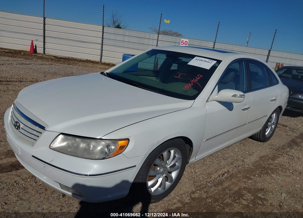 2007 HYUNDAI AZERA LIMITED/SE VIN: KMHFC46F77A141426
