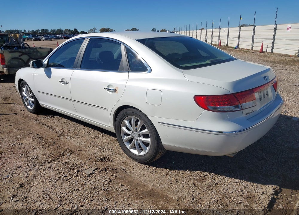 2007 HYUNDAI AZERA LIMITED/SE VIN: KMHFC46F77A141426