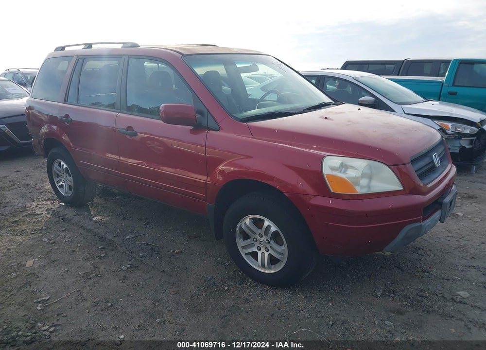 2004 HONDA PILOT EX-L VIN: 5FNYF18614B003254