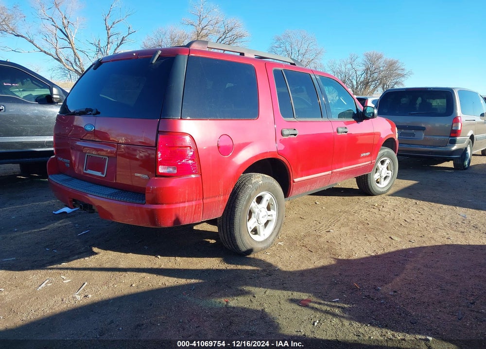 2005 FORD EXPLORER XLT/XLT SPORT VIN: 1FMZU73KX5UA99052