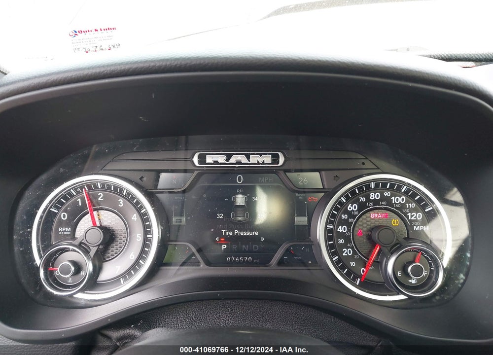 2019 RAM 1500 BIG HORN/LONE STAR 4X4 5'7 BOX VIN: 1C6SRFFT4KN514692