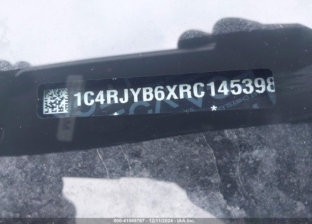 2024 JEEP GRAND CHEROKEE 4XE VIN: 1C4RJYB6XRC145398