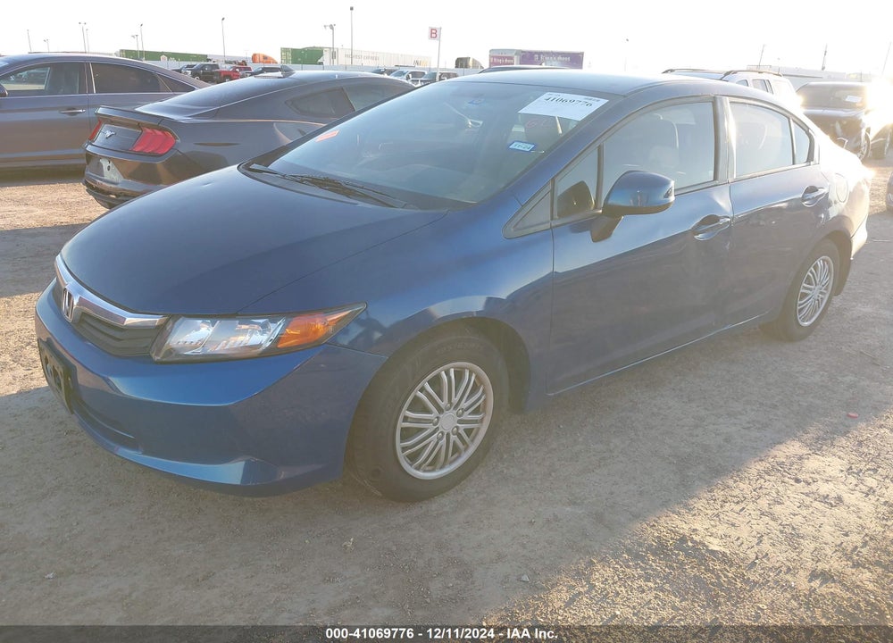 2012 HONDA CIVIC LX VIN: 19XFB2F57CE046407
