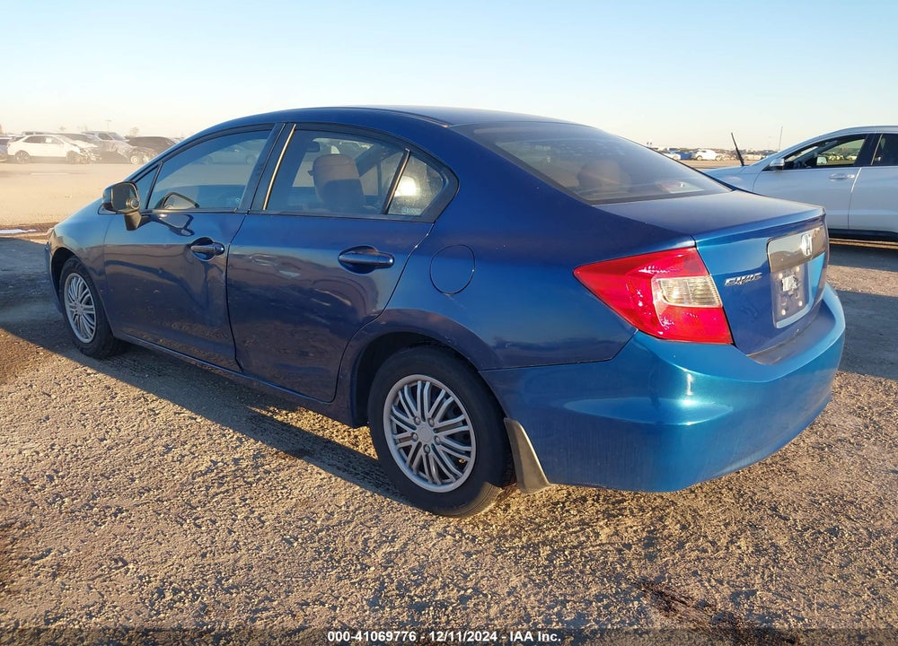 2012 HONDA CIVIC LX VIN: 19XFB2F57CE046407