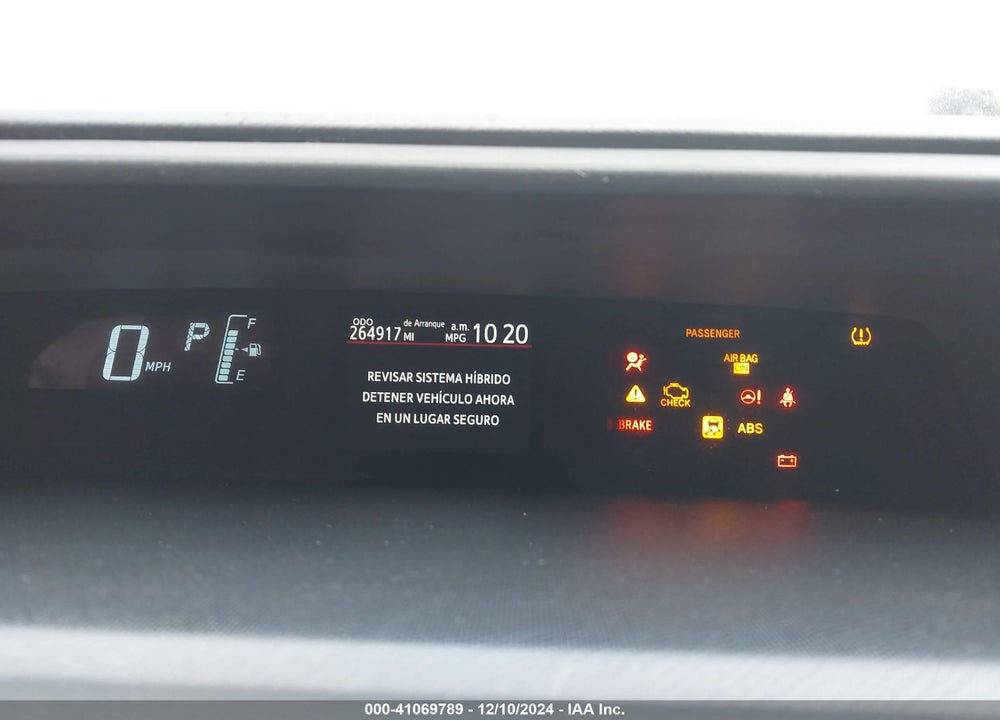 2015 TOYOTA PRIUS C ONE VIN: JTDKDTB36F1097441