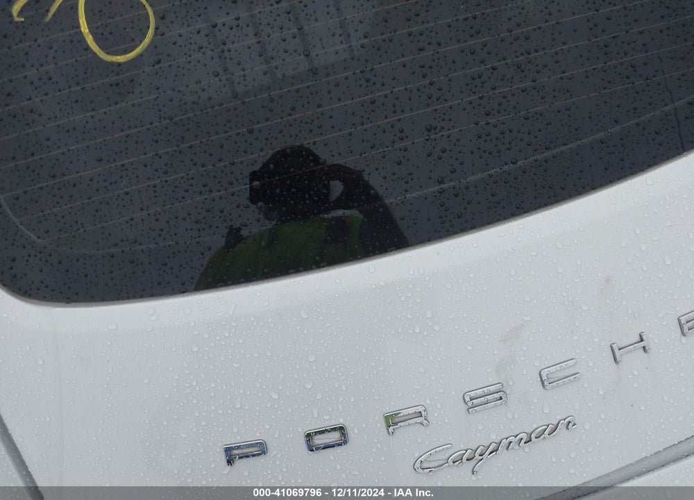 2015 PORSCHE CAYMAN VIN: WP0AA2A87FK160441