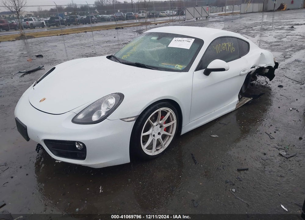 2015 PORSCHE CAYMAN VIN: WP0AA2A87FK160441