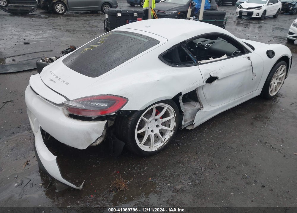 2015 PORSCHE CAYMAN VIN: WP0AA2A87FK160441