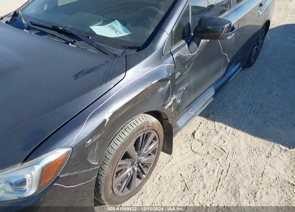 2015 SUBARU WRX VIN: JF1VA1A60F9826515