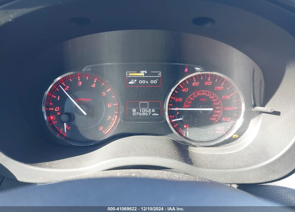 2015 SUBARU WRX VIN: JF1VA1A60F9826515