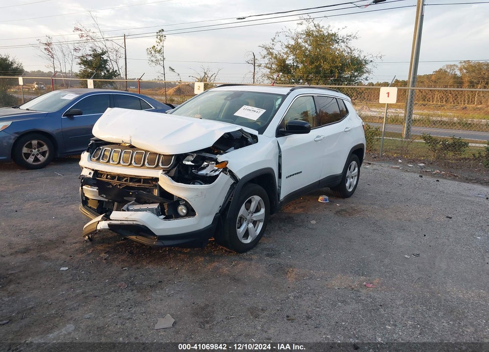 2022 JEEP COMPASS LATITUDE FWD VIN: 3C4NJCBBXNT177846