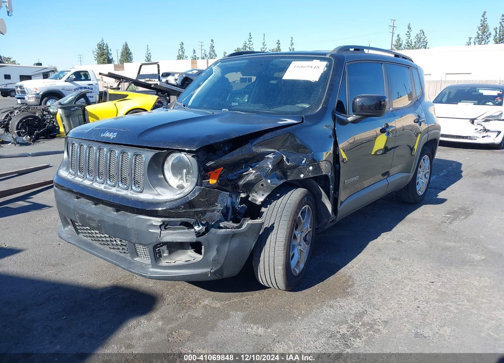 2018 JEEP RENEGADE LATITUDE FWD VIN: ZACCJABB4JPH44341