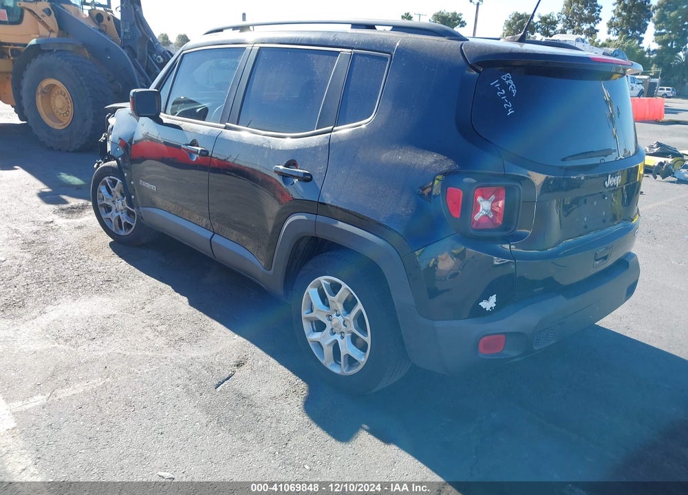 2018 JEEP RENEGADE LATITUDE FWD VIN: ZACCJABB4JPH44341