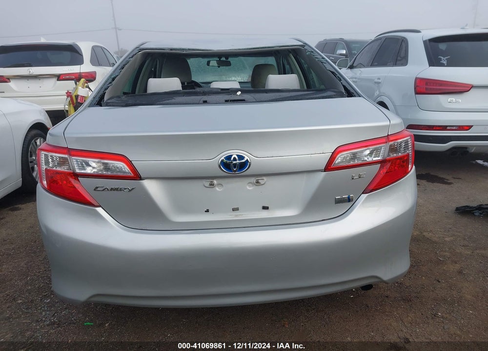 2012 TOYOTA CAMRY HYBRID VIN: 4T1BD1FK1CU031715