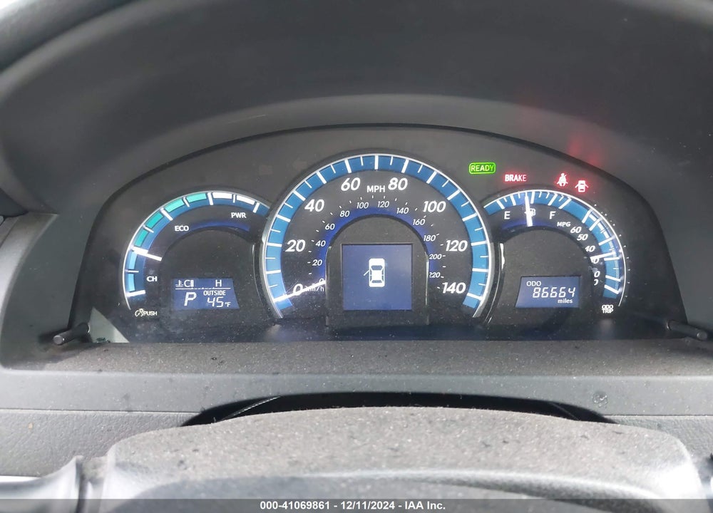 2012 TOYOTA CAMRY HYBRID VIN: 4T1BD1FK1CU031715
