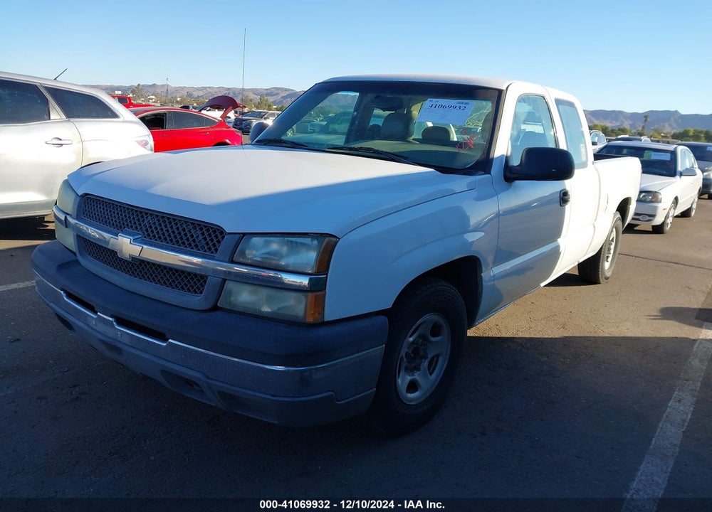 2004 CHEVROLET SILVERADO 1500 WORK TRUCK VIN: 1GCEC19X24Z228845