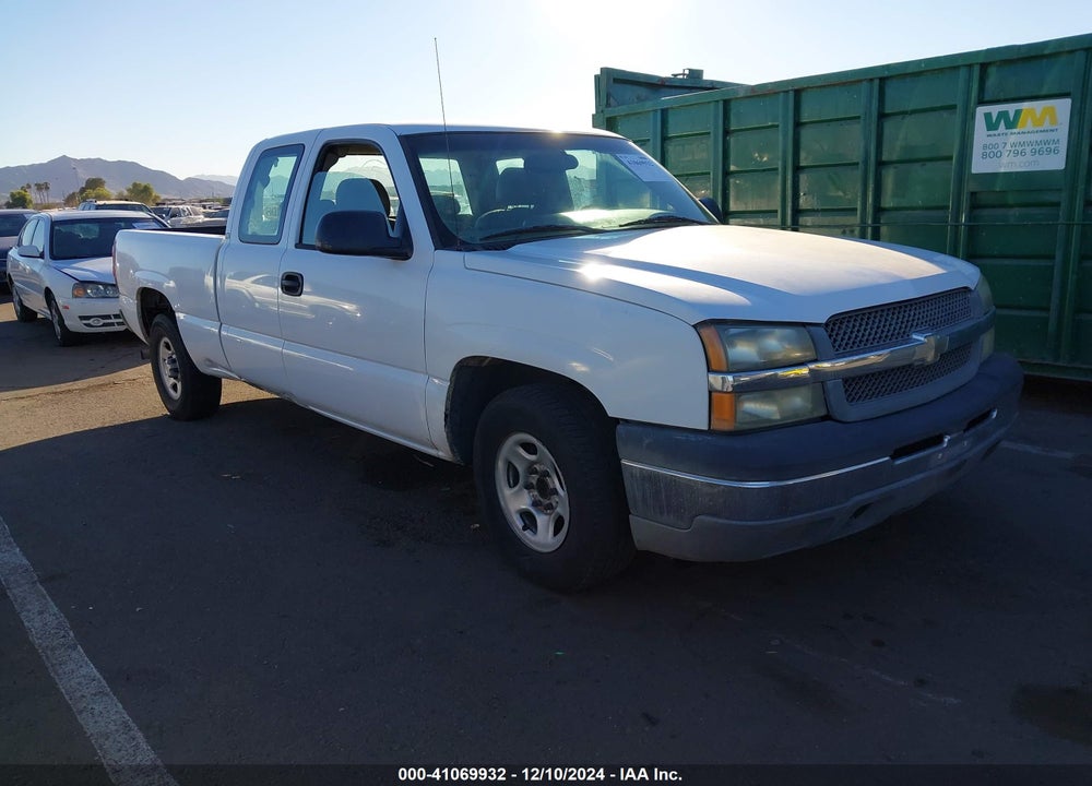 2004 CHEVROLET SILVERADO 1500 WORK TRUCK VIN: 1GCEC19X24Z228845