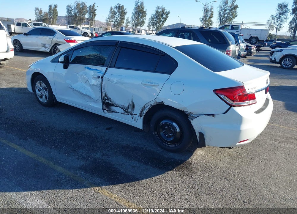 2013 HONDA CIVIC LX VIN: 19XFB2F56DE273699