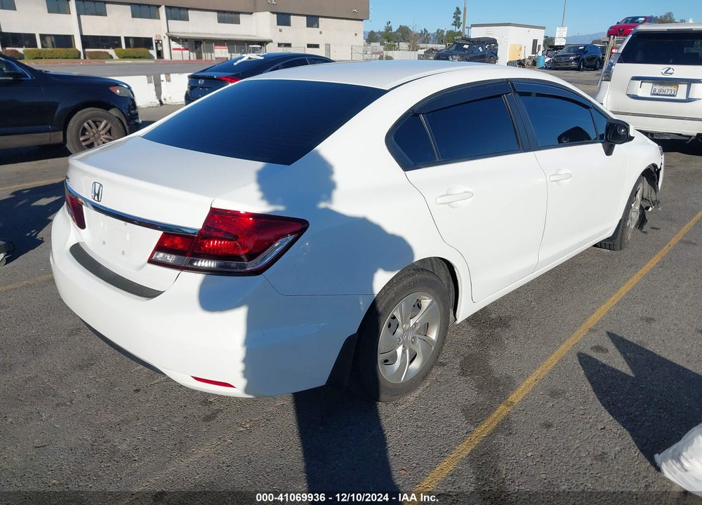 2013 HONDA CIVIC LX VIN: 19XFB2F56DE273699