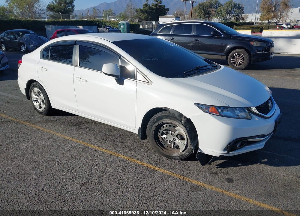 2013 HONDA CIVIC LX VIN: 19XFB2F56DE273699