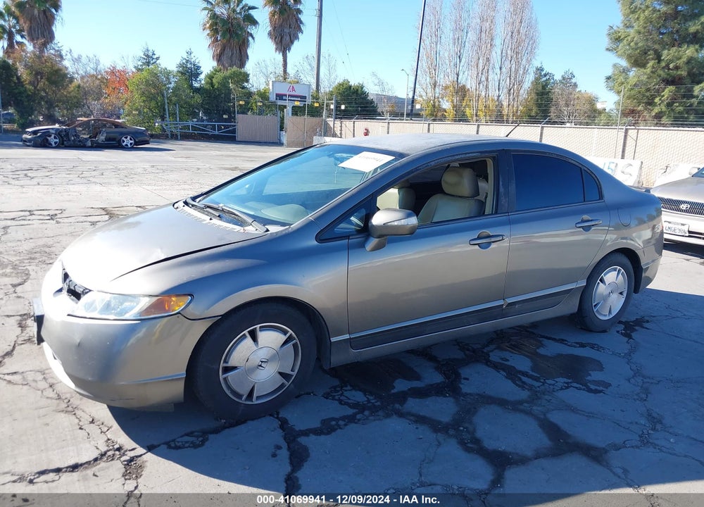 2007 HONDA CIVIC HYBRID VIN: JHMFA36297S016714