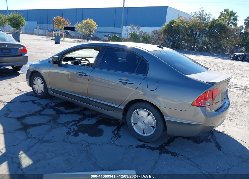 2007 HONDA CIVIC HYBRID VIN: JHMFA36297S016714