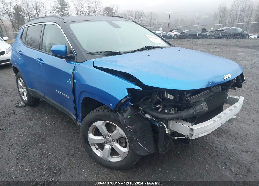 2018 JEEP COMPASS LATITUDE 4X4 VIN: 3C4NJDBBXJT139081