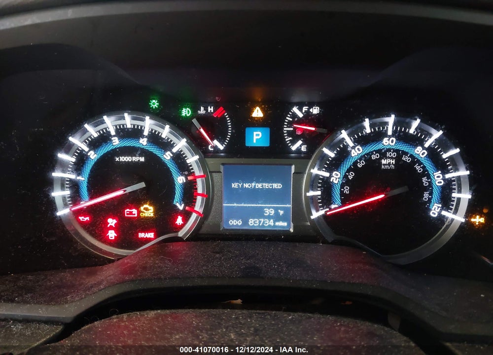 2014 TOYOTA 4RUNNER LIMITED VIN: JTEZU5JR2E5081210