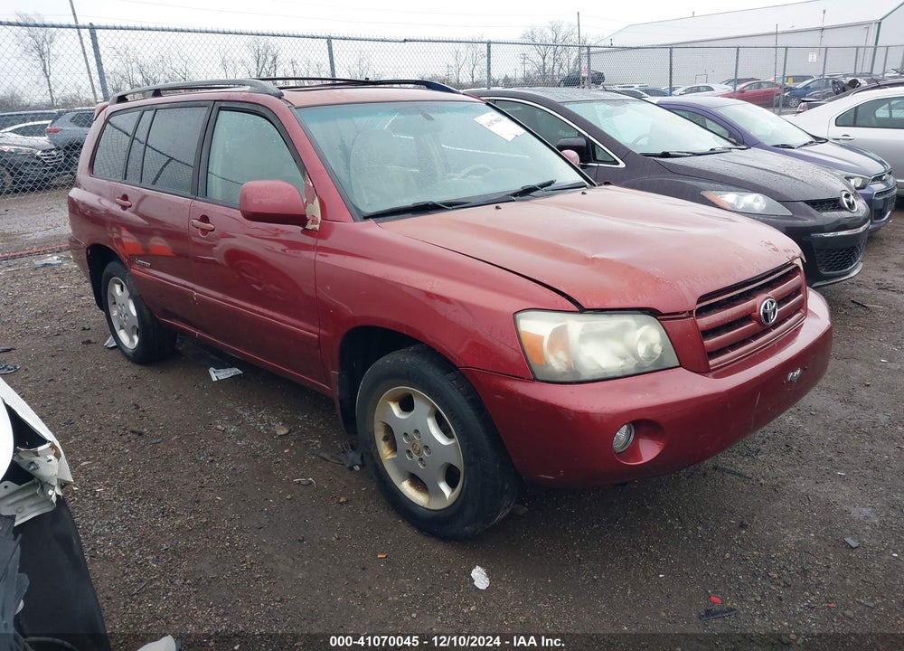 2006 TOYOTA HIGHLANDER LIMITED V6 VIN: JTEDP21A860114221