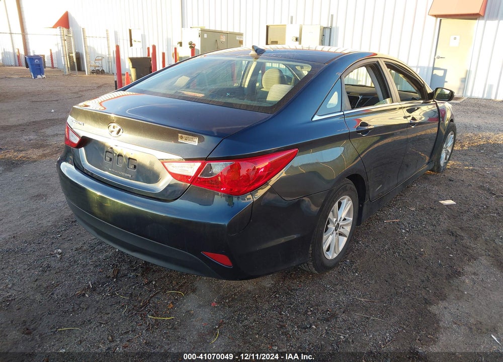 2014 HYUNDAI SONATA GLS VIN: 5NPEB4AC8EH905628