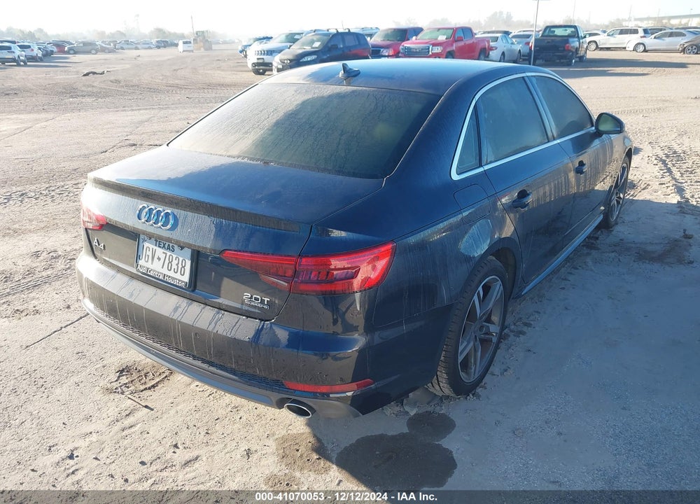 2017 AUDI A4 2.0T PREMIUM VIN: WAUFNAF47HN045234