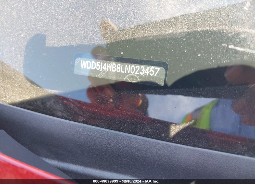 2020 MERCEDES-BENZ CLA 250 4MATIC VIN: WDD5J4HB8LN023457
