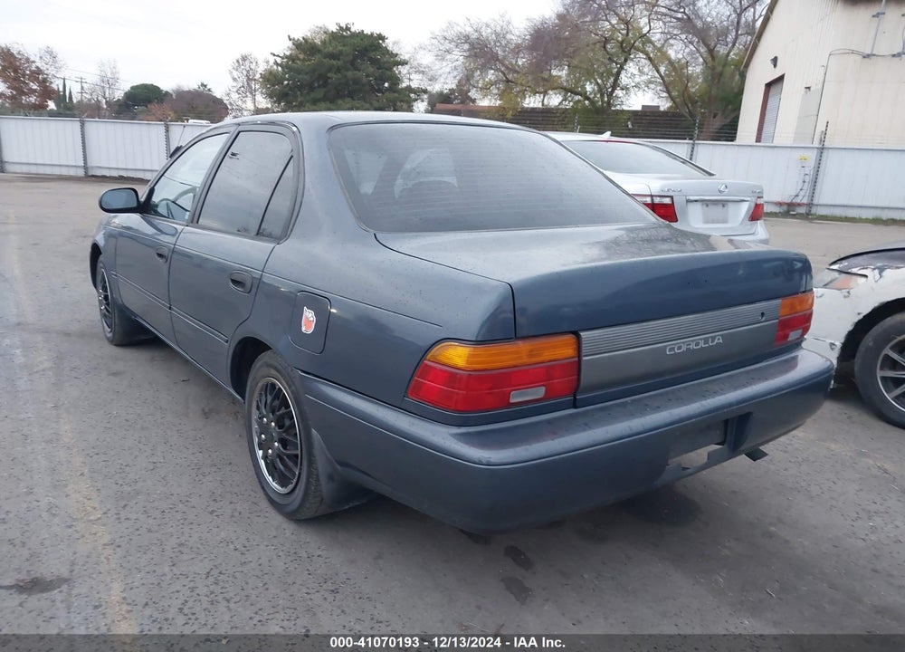 1993 TOYOTA COROLLA LE/DX VIN: 1NXAE09E8PZ101726