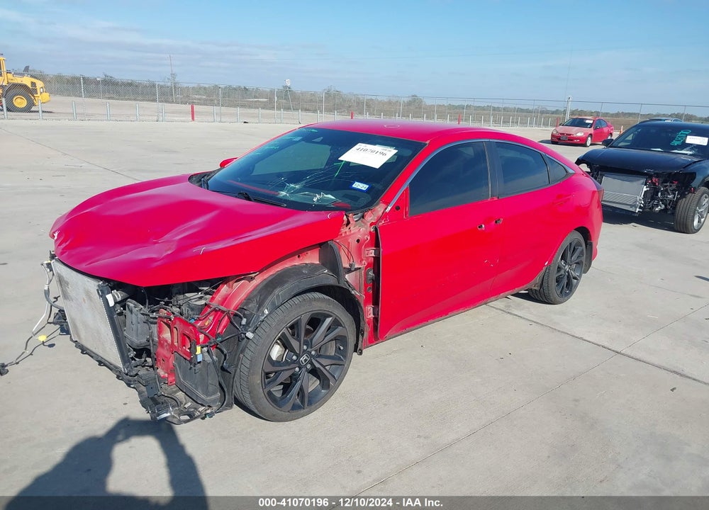 2019 HONDA CIVIC SPORT VIN: 2HGFC2F82KH510196