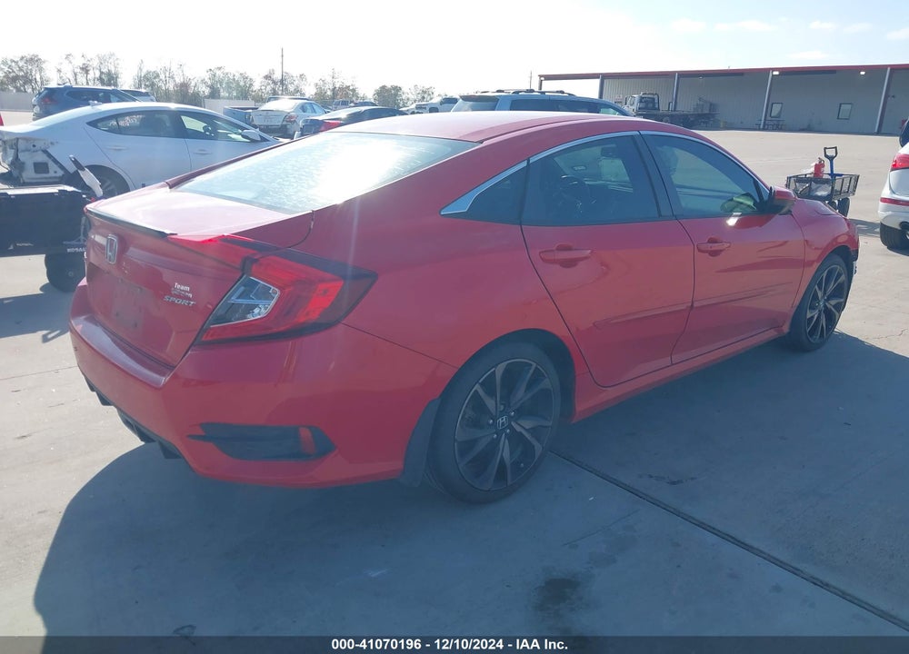 2019 HONDA CIVIC SPORT VIN: 2HGFC2F82KH510196