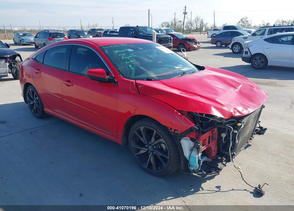 2019 HONDA CIVIC SPORT VIN: 2HGFC2F82KH510196