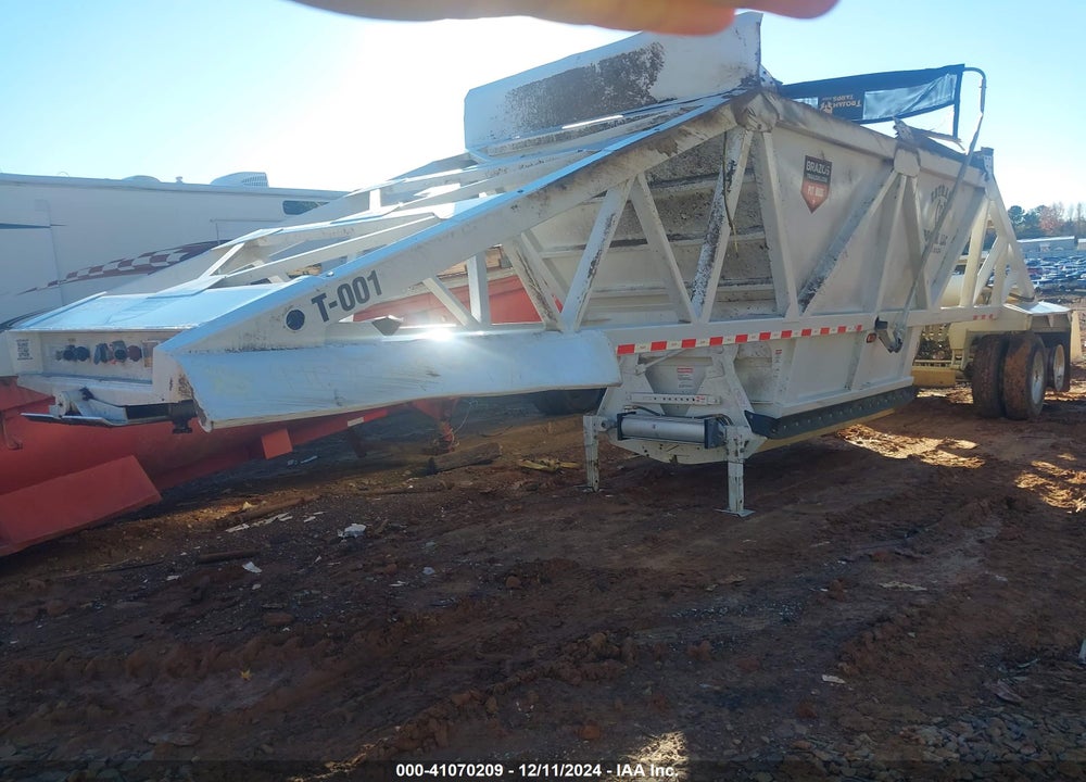 2024 BRAZOS TRAILERS BOTTOM DUMP TRAILER VIN: 4B9BKDL2XRH054188