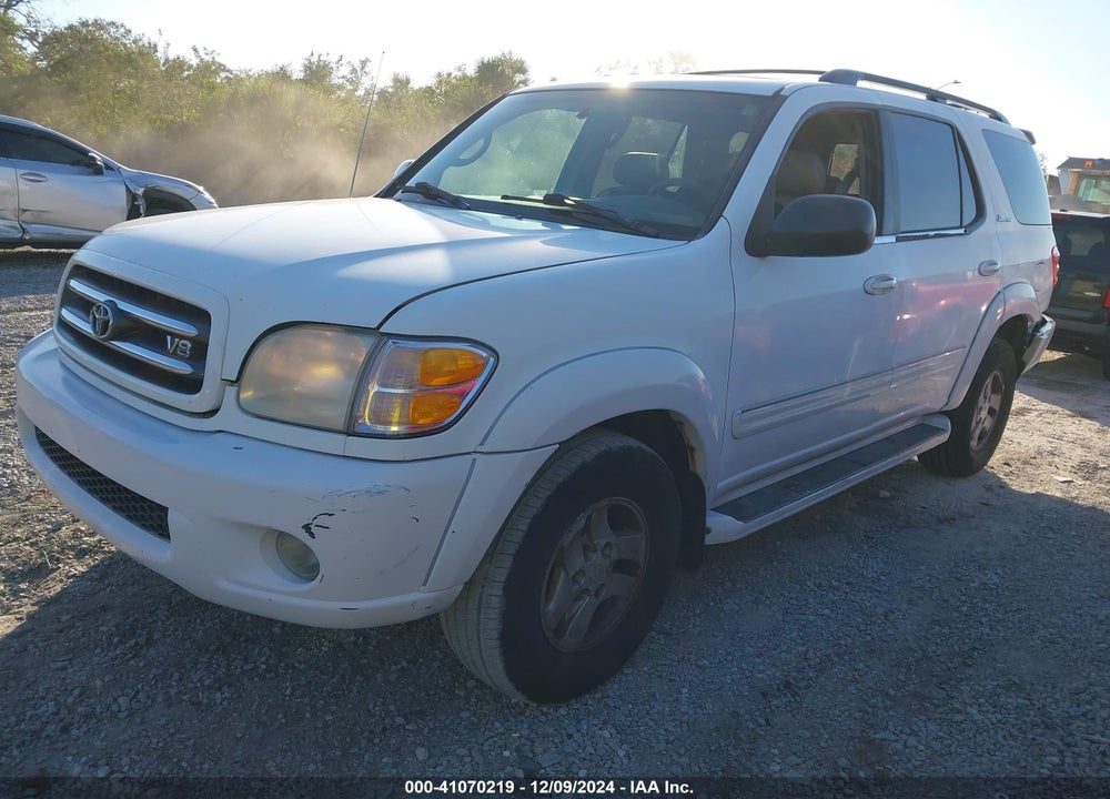 2001 TOYOTA SEQUOIA LIMITED V8 VIN: 5TDBT48A61S007487