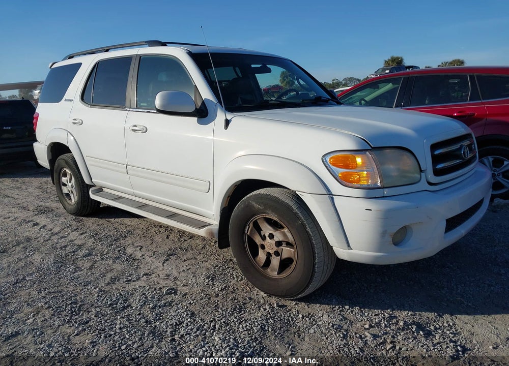 2001 TOYOTA SEQUOIA LIMITED V8 VIN: 5TDBT48A61S007487