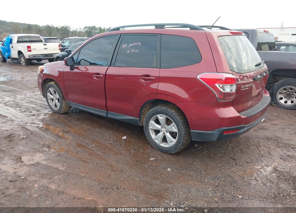 2015 SUBARU FORESTER 2.5I PREMIUM VIN: JF2SJADC3FH507583