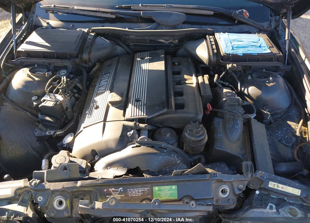 2001 BMW 530I VIN: WBADT53481CE91292