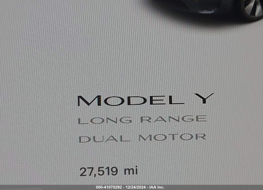 2023 TESLA MODEL Y AWD/LONG RANGE DUAL MOTOR ALL-WHEEL DRIVE VIN: 7SAYGAEE7PF623932