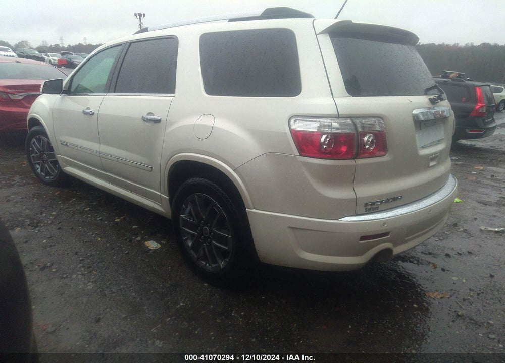 2012 GMC ACADIA DENALI VIN: 1GKKRTED9CJ370085