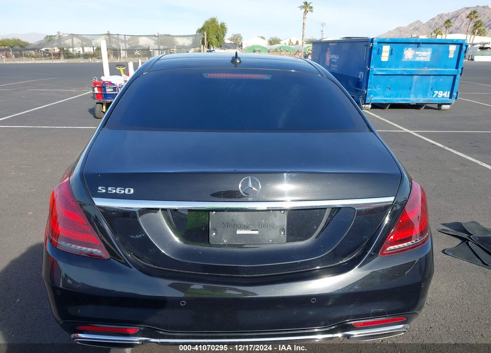 2018 MERCEDES-BENZ S 560 VIN: WDDUG8DB6JA385301