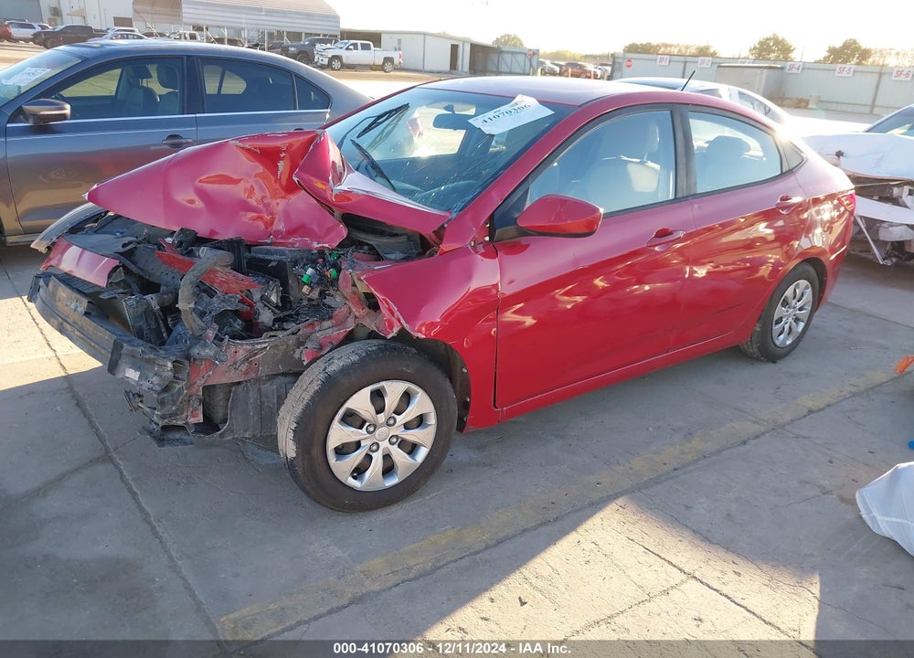 2016 HYUNDAI ACCENT VIN: KMHCT4AE5GU134300