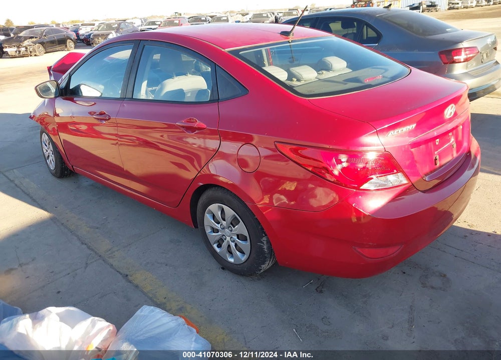 2016 HYUNDAI ACCENT VIN: KMHCT4AE5GU134300
