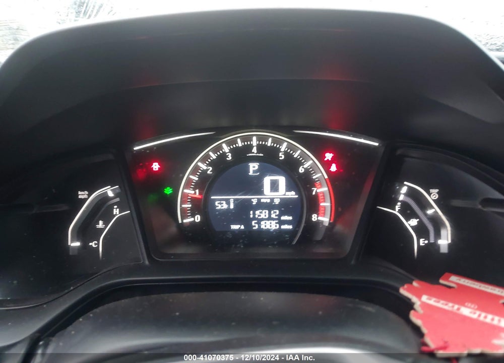 2016 HONDA CIVIC LX VIN: 19XFC2F53GE237972