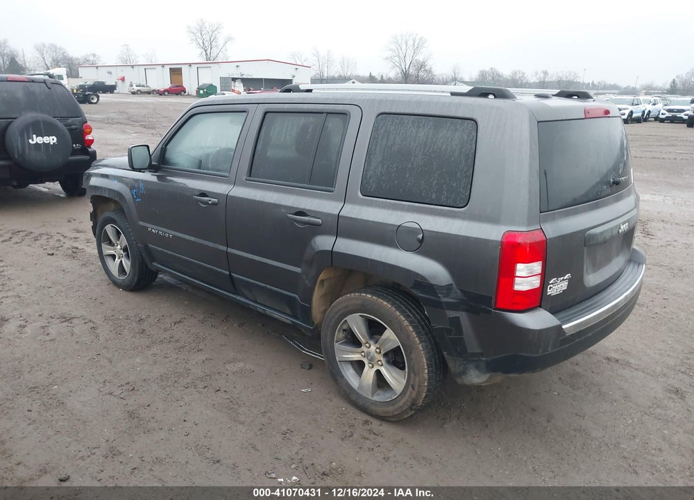 2016 JEEP PATRIOT HIGH ALTITUDE EDITION VIN: 1C4NJRFB6GD697113